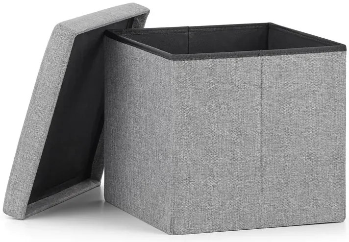 Szara kwadratowa pufa otwierana R9-C28