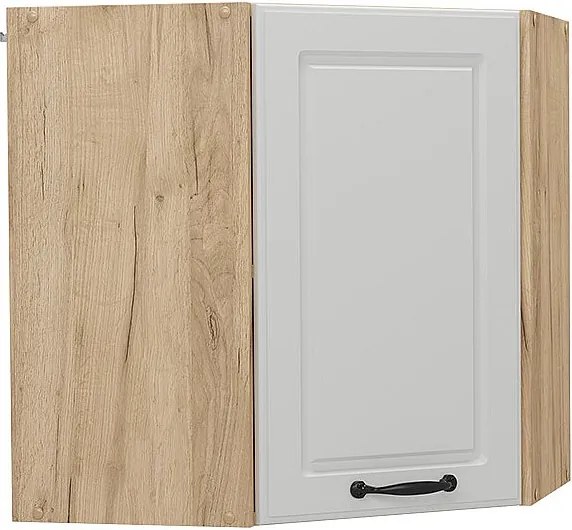 Szafka wisząca narożna biały domek wiejski 57x34.1x60 r-line