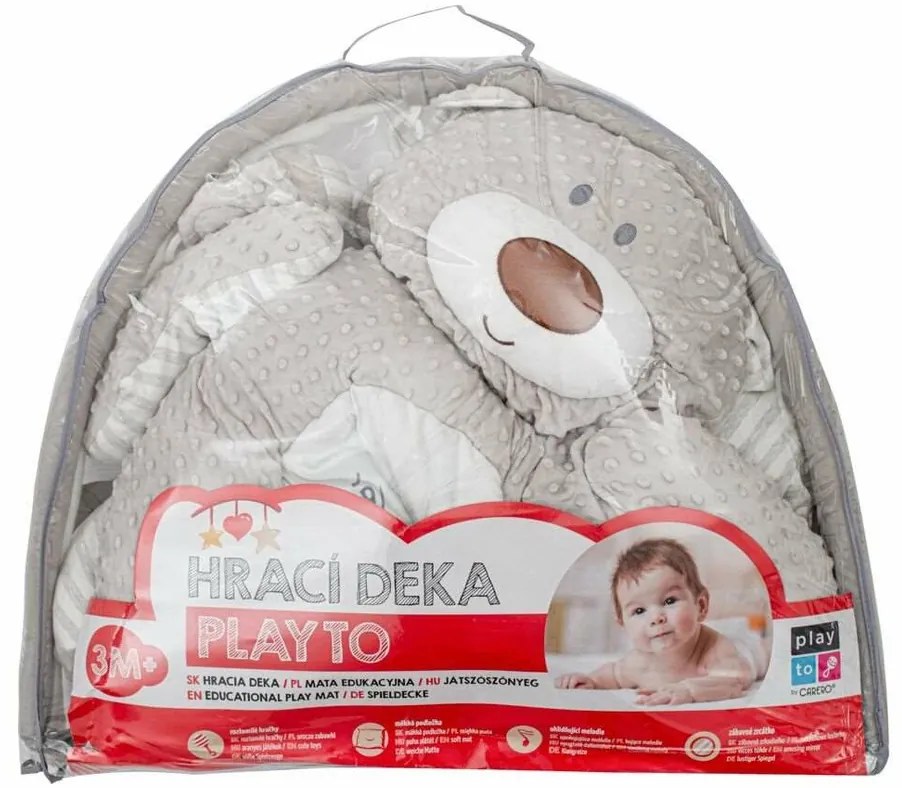 PlayTo Luksusowa mata do zabawy z Minky z melodią, miś