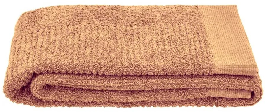 Żółty bawełniany ręcznik kąpielowy frotte 70x140 cm Classic – Zone