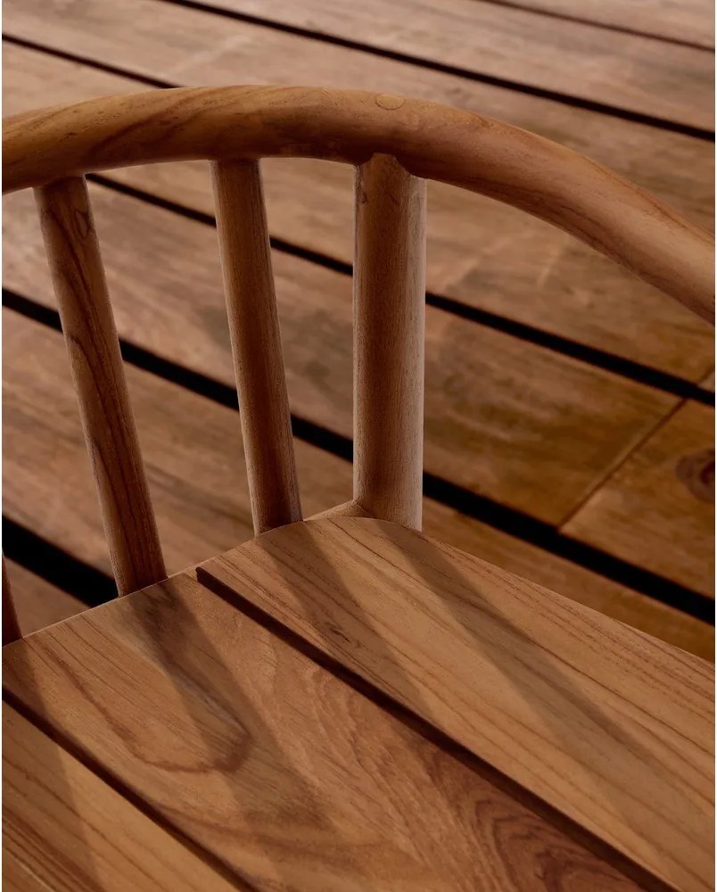 Drewniany hoker ogrodowy w naturalnym kolorze Turqueta – Kave Home