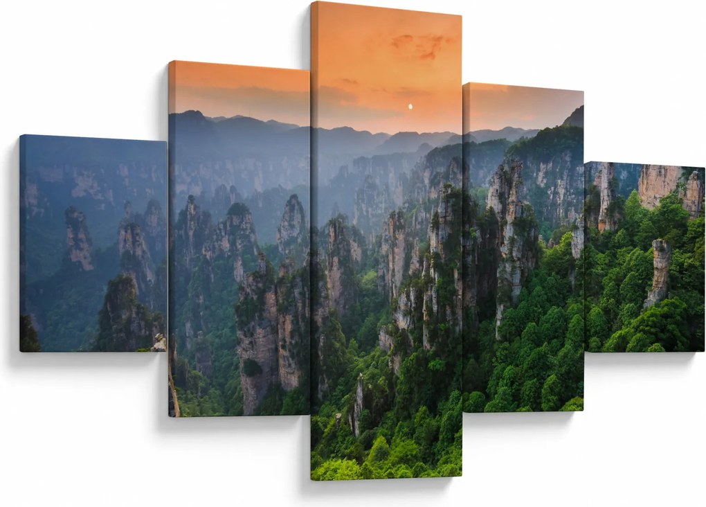 Obraz - Narodowy Park Leśny Zhangjiajie (125x70 cm)