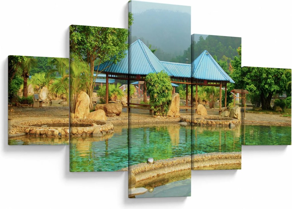Obraz - Shanghai hotel park (125x70 cm)