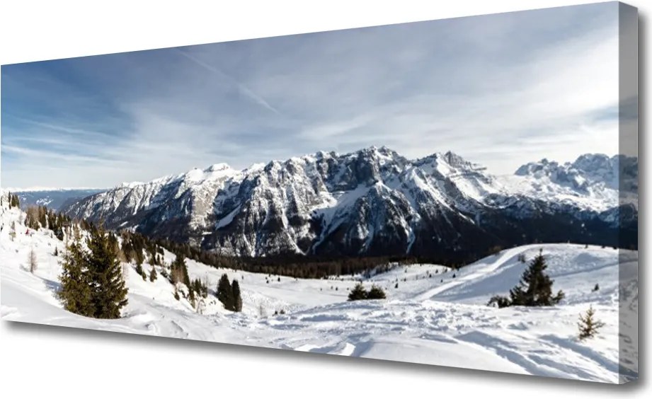 Obraz canvas na ścianę Monumentalne Pasmo Górskie
