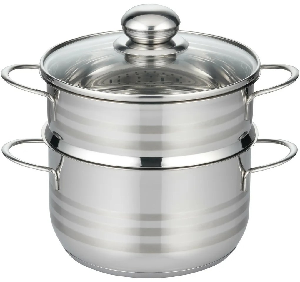Elo 22724 Basic Parowar ze stali nierdzewnejBrillant 24 cm, 2,9/5,6 l, 24 cm