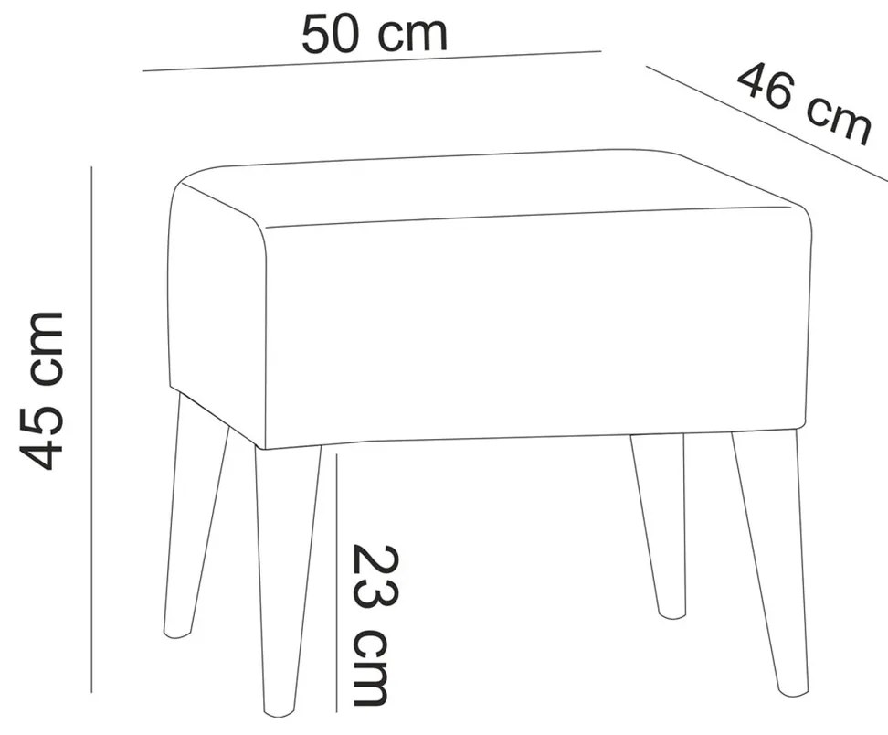 Taboret Zeni Green
