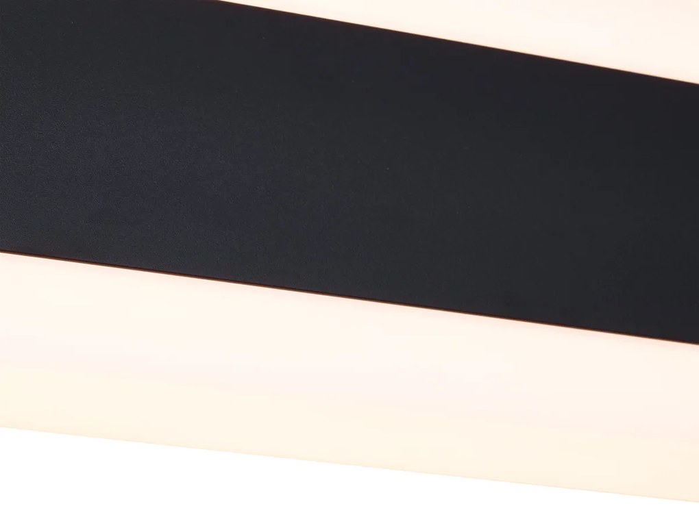Zewnetrzna Nowoczesny Kinkiet / Lampa scienna czarny CCT 60 cm z LED IP54 - Vanya Nowoczesny Oswietlenie zewnetrzne