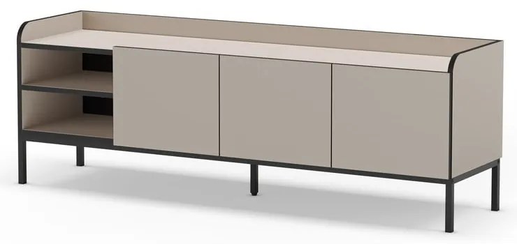 Kremowa szafka pod TV 160x55x42 cm Adara – Marckeric