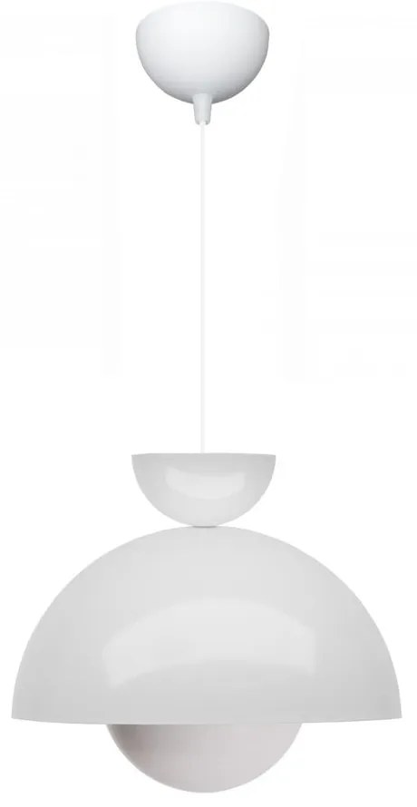 Lampa wisząca z metalowym kloszem ø 25 cm Arta – Opviq lights