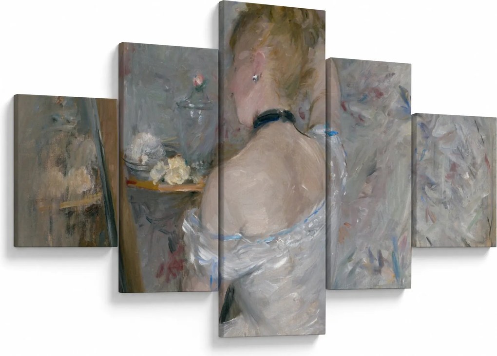 Obraz - Berthe Morisot, Woman at Her Toilette, reprodukcje (125x70 cm)