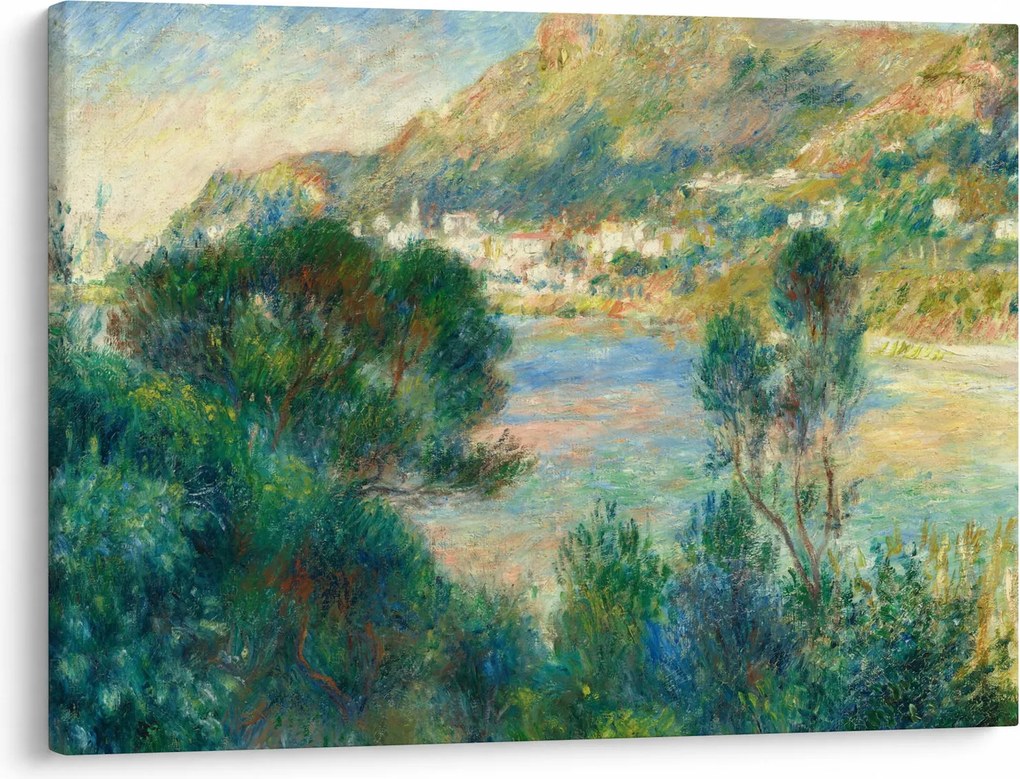 Obraz - Auguste Renoir, View of Monte Carlo from Cap Martin, reprodukcje (70x50 cm)