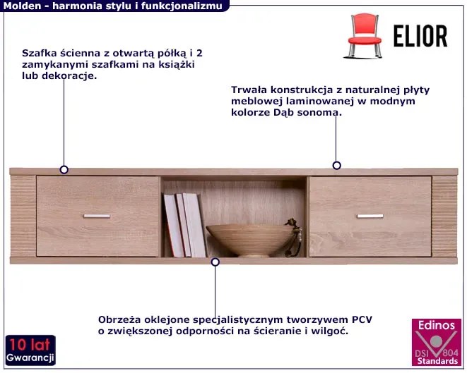 Wisząca szafka na dekoracje - Donet 24X