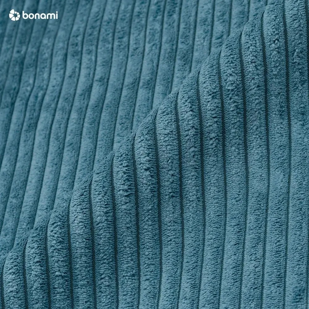 Niebieski sztruksowy moduł sofy (strona zmienna) Nihad modular – Bobochic Paris