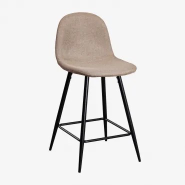 Zestaw 4 Wysokich Stołków Glamm Negro & Gris Topo & ↑65 Cm - Sklum