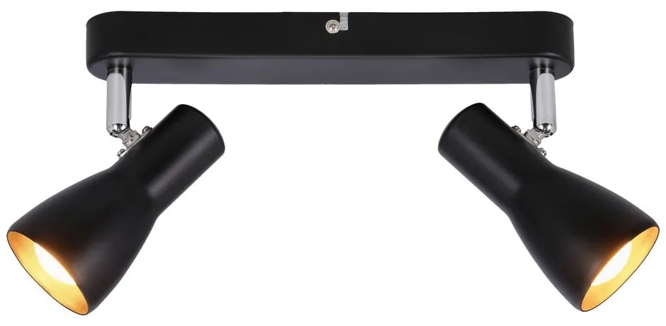 Lampa sufitowa w kolorze matowej czerni z metalowym kloszem 36x6 cm Picardo – Candellux Lighting