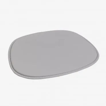 Poduszka Na Krzesło Z Ekoskóry Scand Grey - Sklum