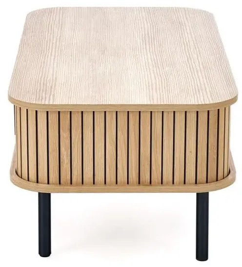Stolik kawowy ANGELINA 50x90cm dąb naturalny HALMAR