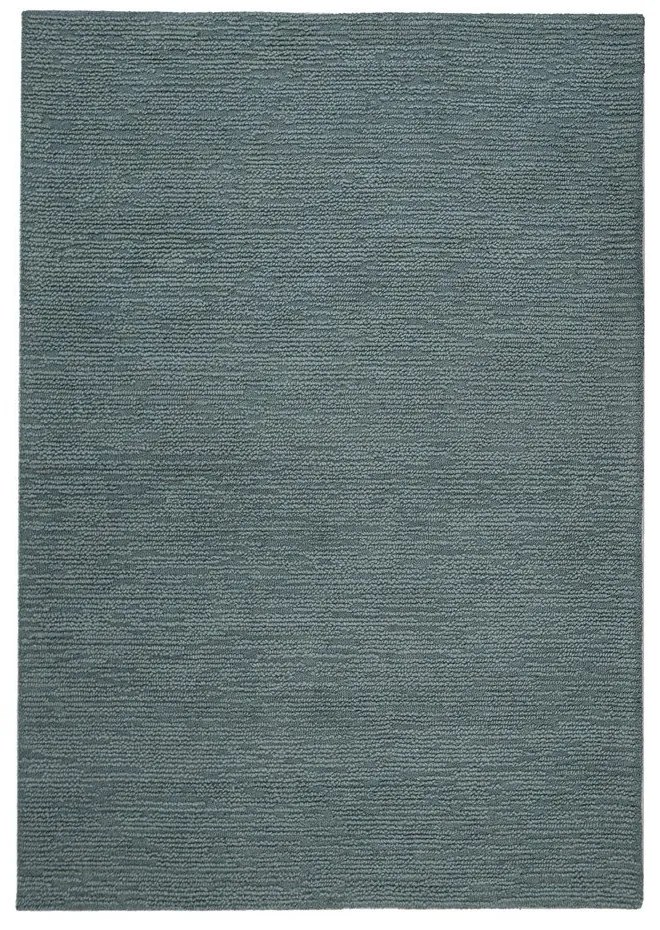 Szaroniebieski wełniany dywan tkany ręcznie 200x290 cm Harris Boucle – Flair Rugs