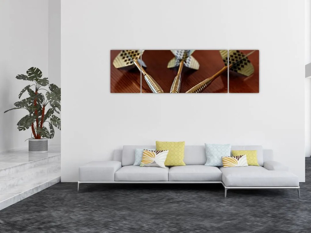 Obraz trzech strzałek (170x50 cm)