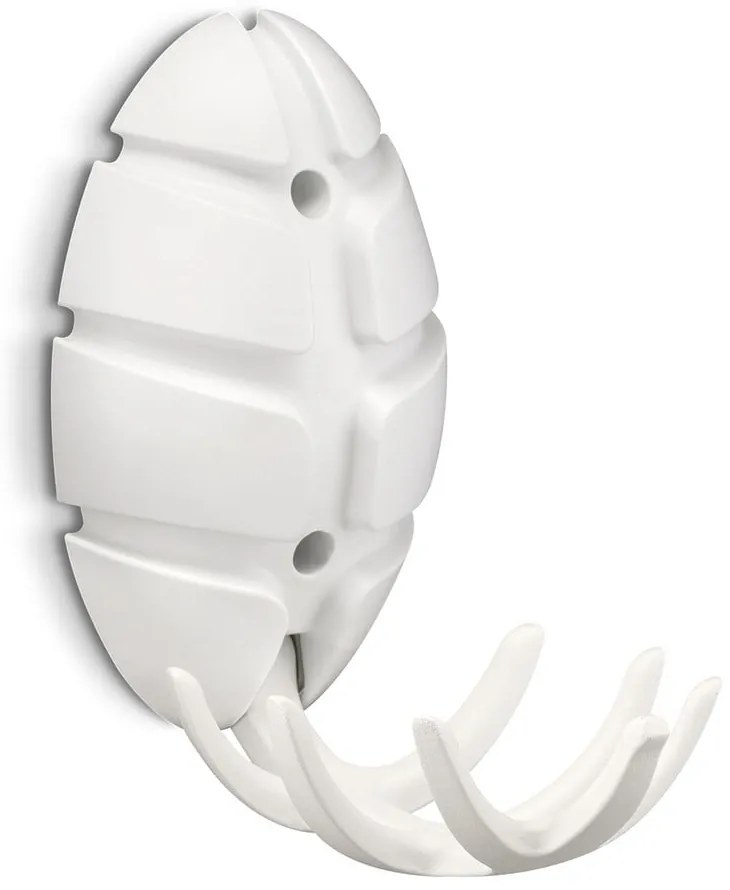 Biały haczyk ścienny Bug – Spinder Design