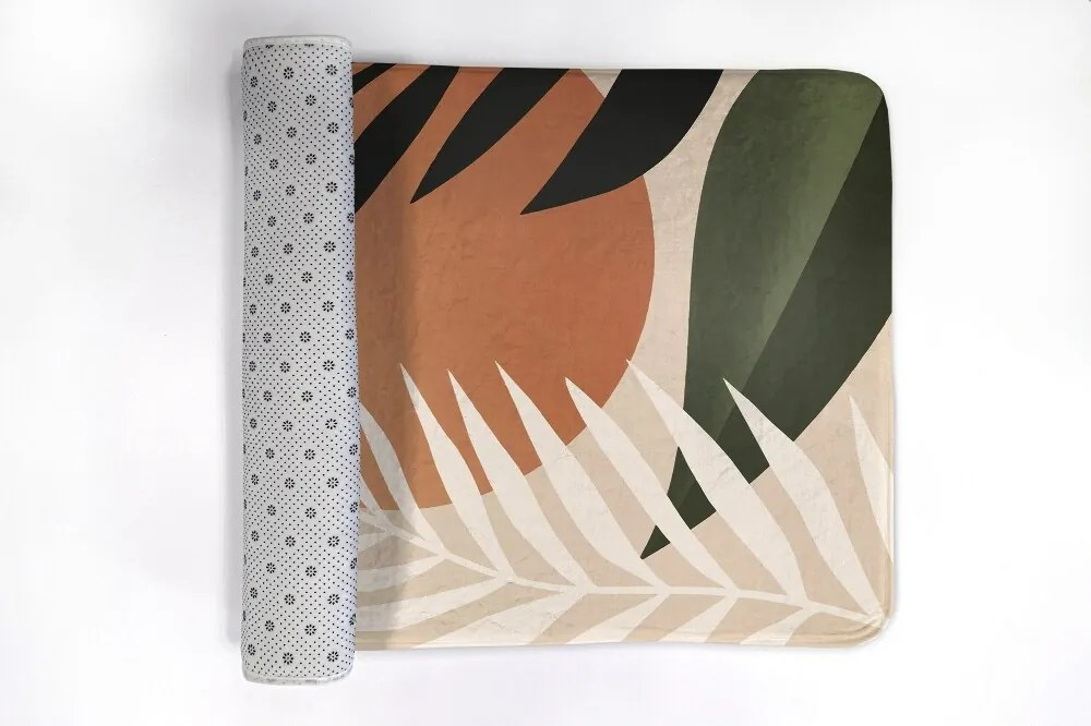 Dywanik pod prysznic Dywanik pod prysznic Tropikalna abstrakcja