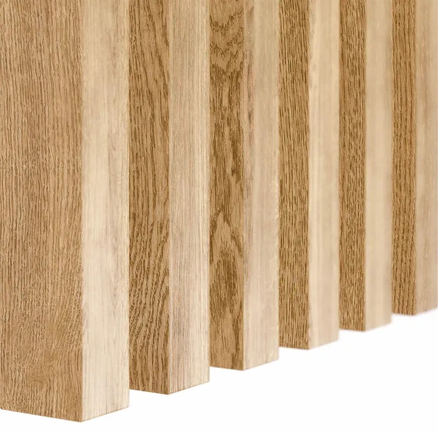 Lamele ścienne 12 szt. dąb fornir F0-P76