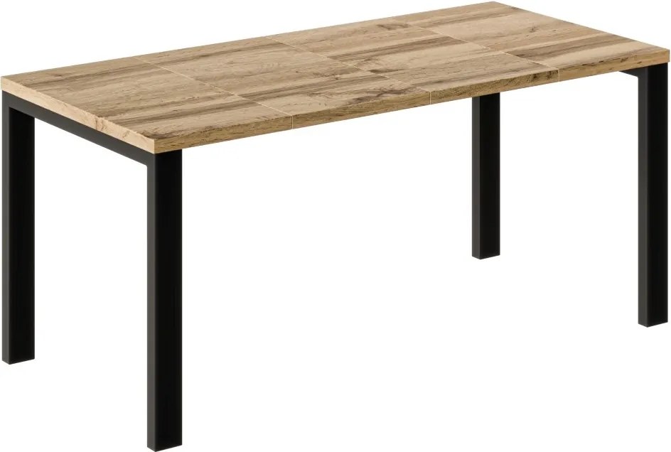 Stół do jadalni w stylu industrialnym Garant dąb wotan