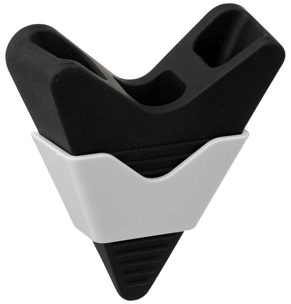 Odbojnik do drzwi samoprzylepny, plastikowy, 2 sztuki