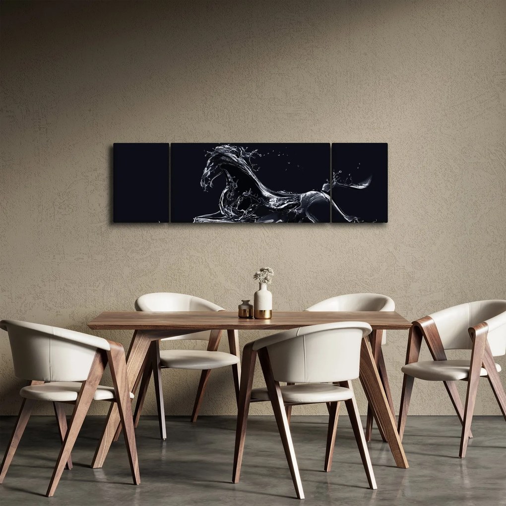 Obraz - Koń i woda (170x50 cm)