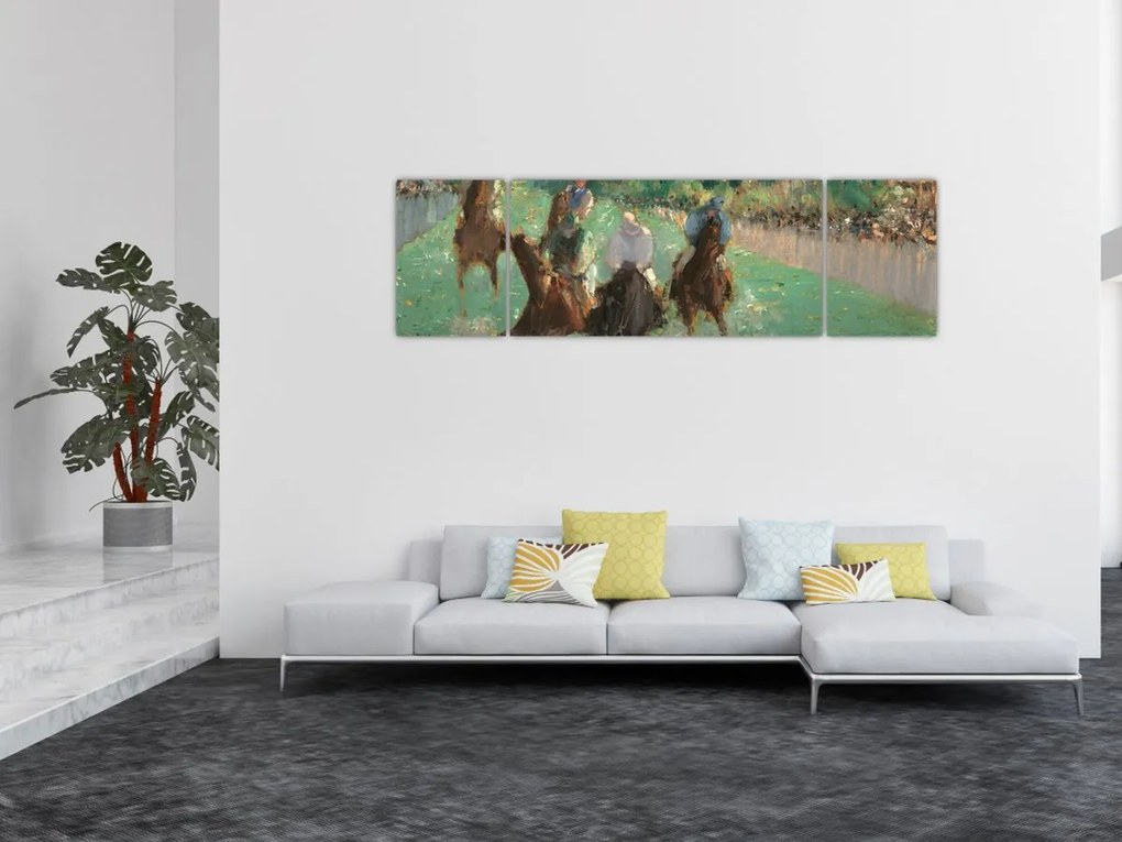 Obraz - Edouard Manet, At the Races, reprodukcje (170x50 cm)