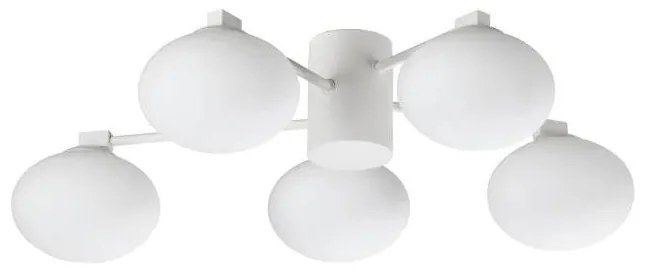 Ideal Lux - LED Żyrandol natynkowy HERMES 5xG9/3W/230V śr. 60 cm biały