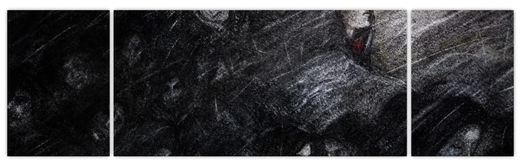 Obraz - Smutek i wyrzeczenie (170x50 cm)