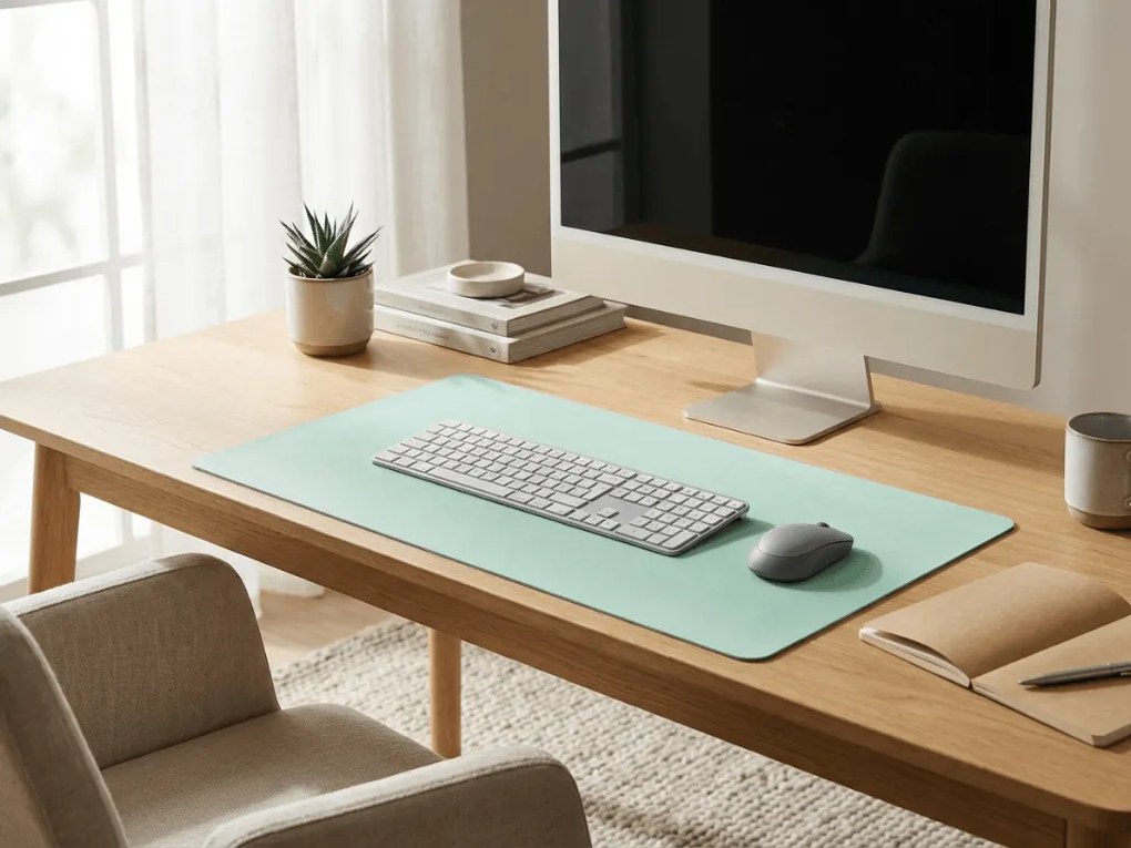 Wodoodporna podkładka na stół 50x80 cm, zielona