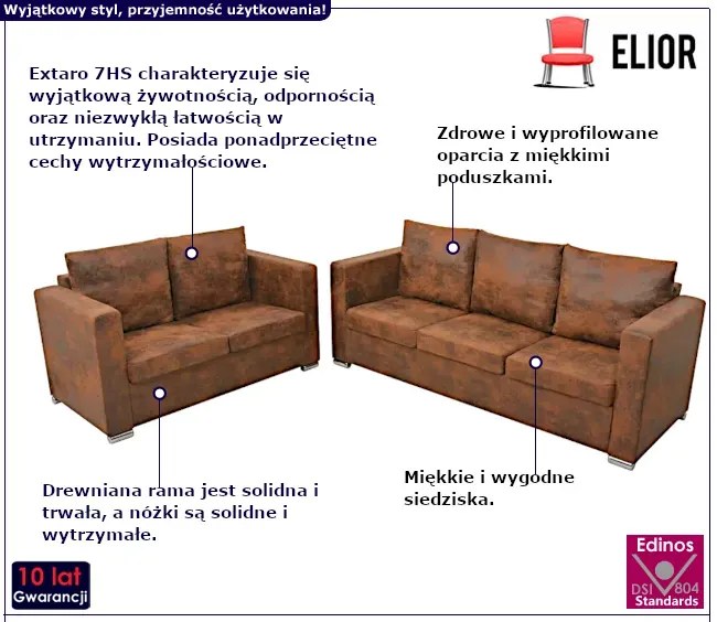 2-częściowy zestaw wypoczynkowy - Lemis