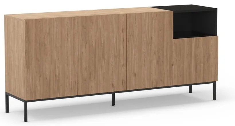 Komoda w naturalnym kolorze 180x80 cm Cailin – Marckeric