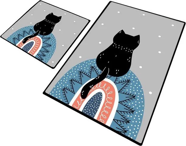 Dywaniki łazienkowe zestaw 2 szt. 60x100 cm Waiten – Foutastic