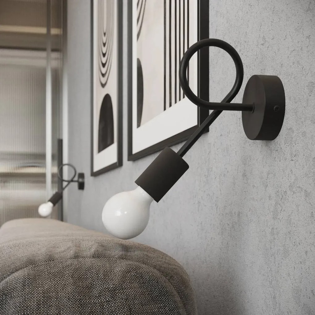 Żyrandol LEVAR 4 czarny SOLLUX  LIGHTING