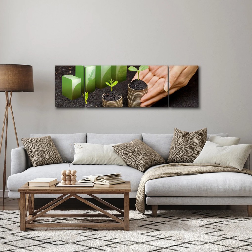 Obraz - Wzrost (170x50 cm)