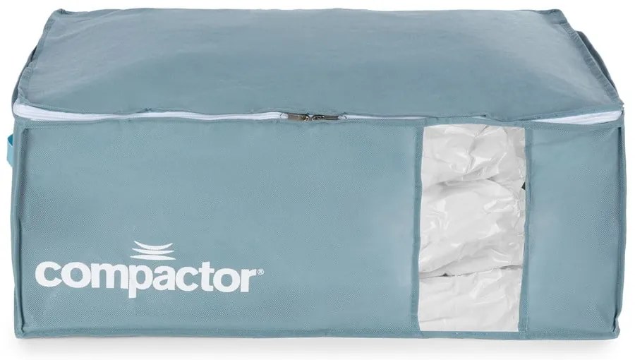 Plastikowy pojemnik próżniowy do przechowywania ubrań 65x45x27 cm Blue Edition – Compactor