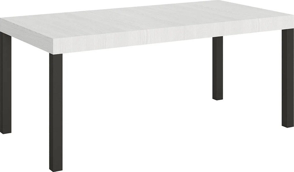Stół rozkładany 200/460x90 cm Everyday frassino biała nogi antracytowe