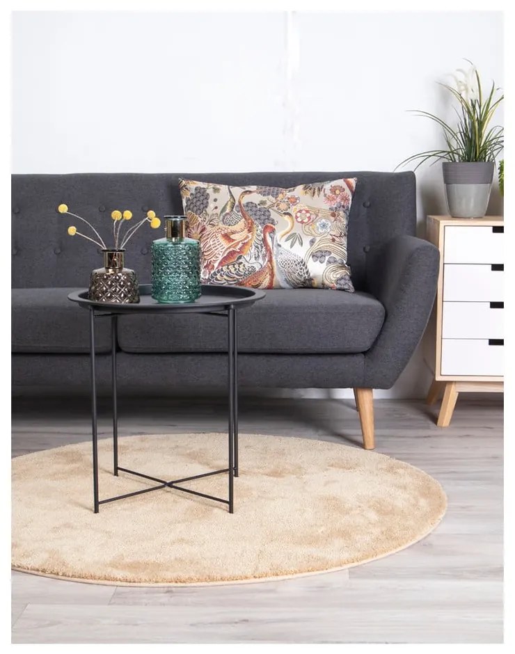 Metalowy okrągły stolik ø 47 cm Bastia – House Nordic