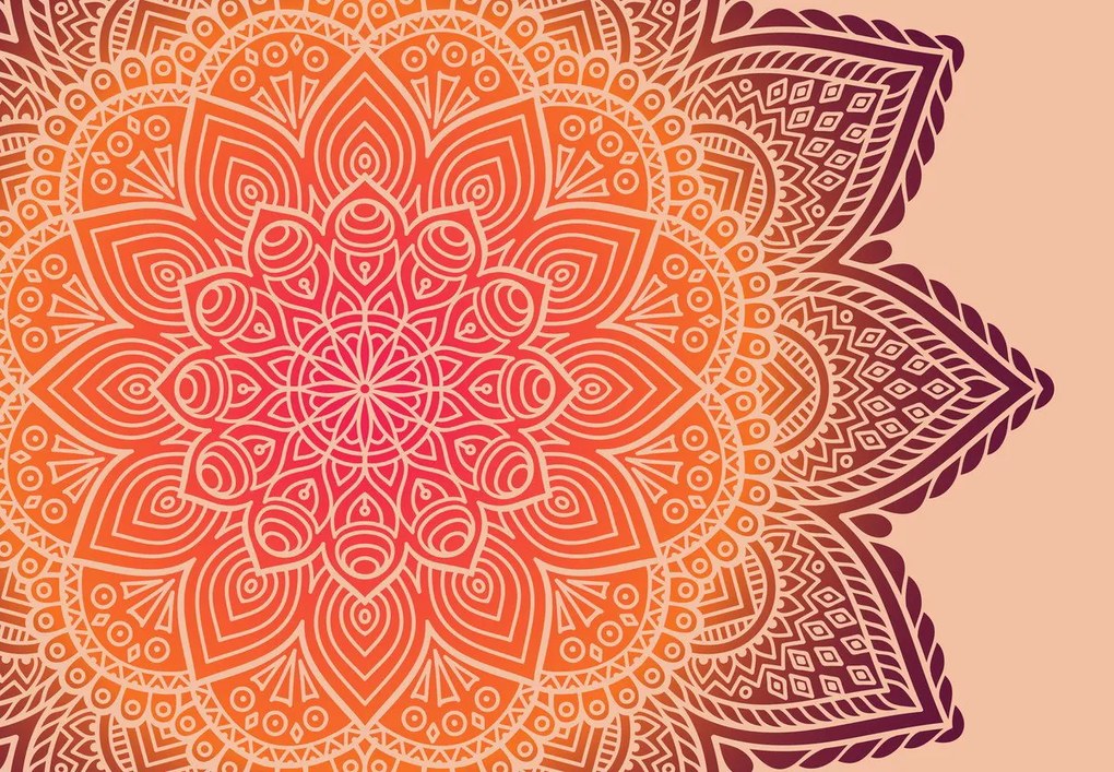 Fototapeta - Jasna mandala (196x136 cm)