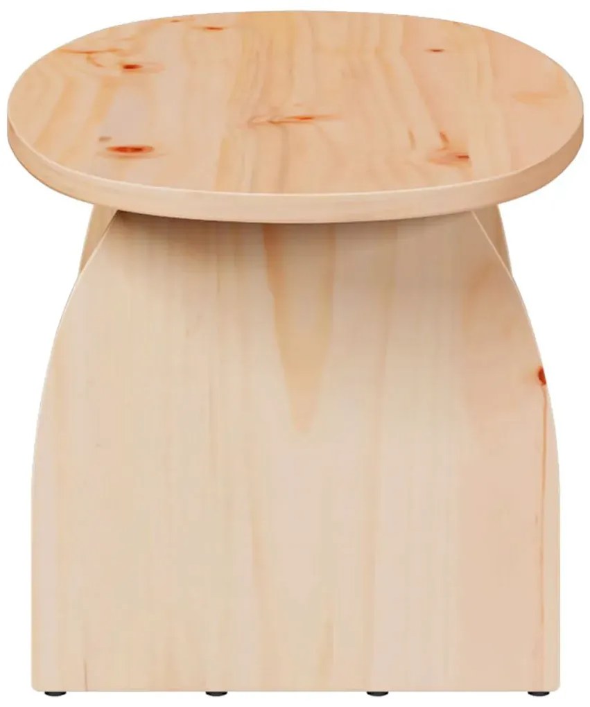 Sosnowy stolik kawowy owalny K4-W46