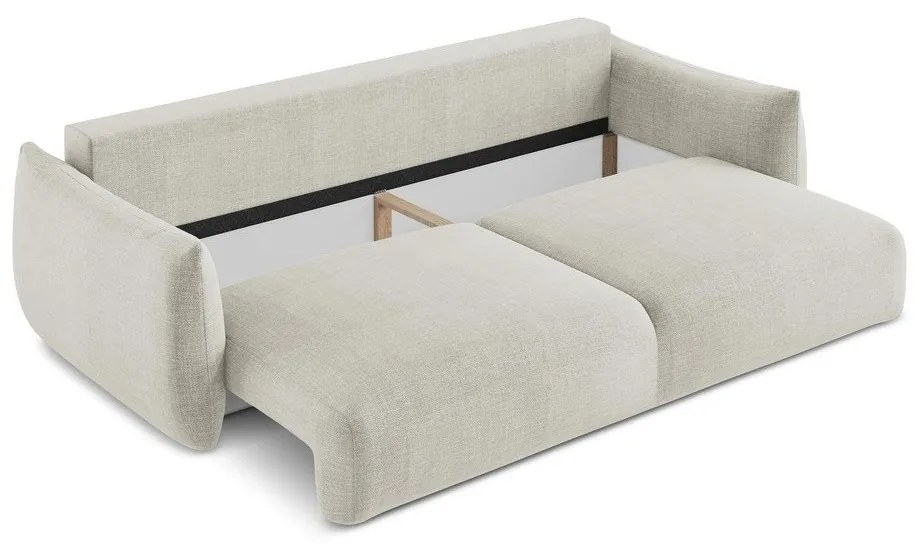 Beżowa rozkładana sofa 230 cm Leila – Makamii
