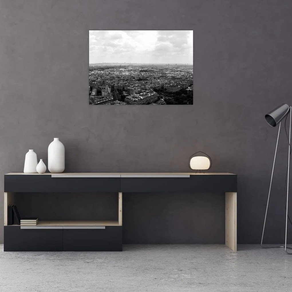 Obraz - Dachy domów w Paryżu (70x50 cm)
