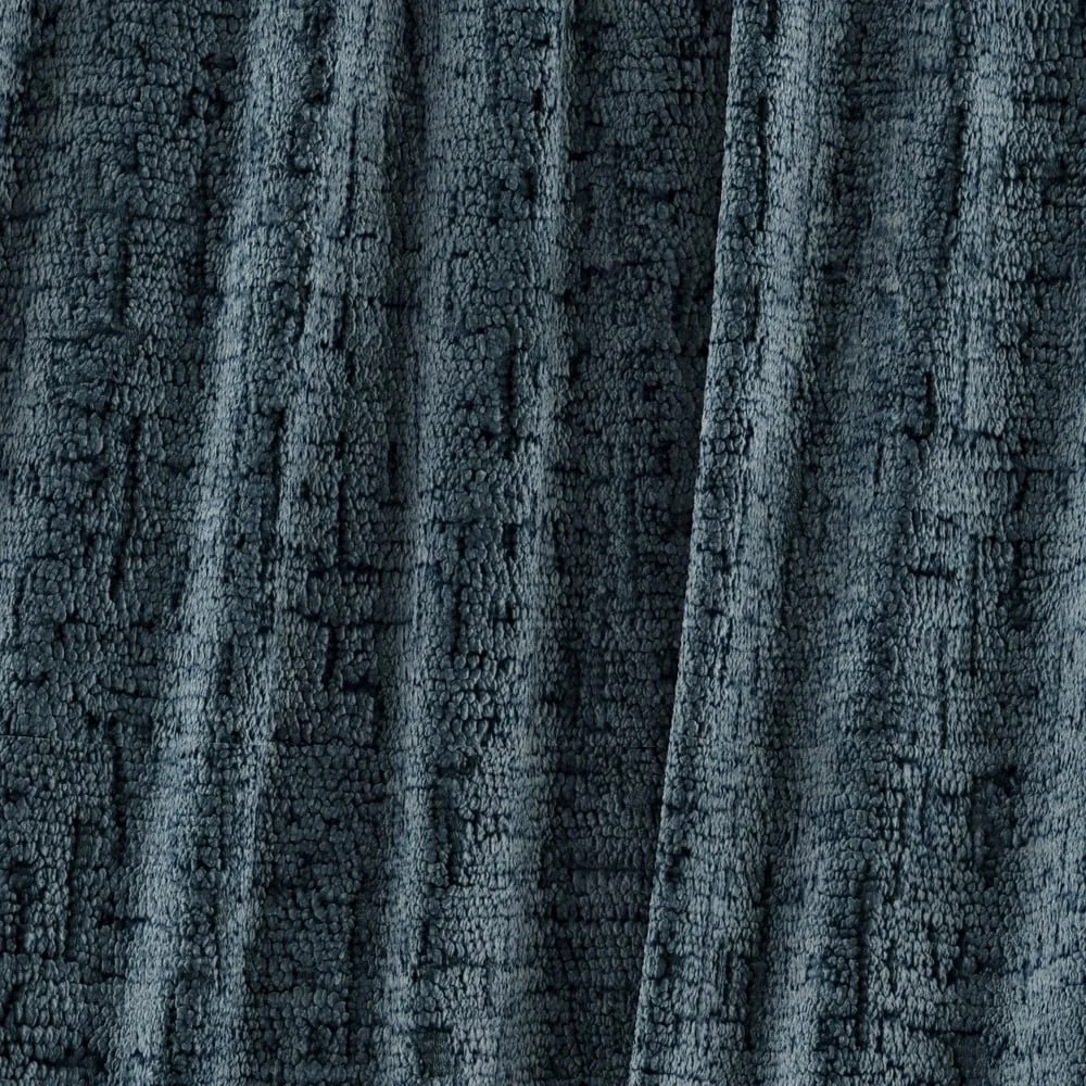 Szaroniebieskie tapicerowane łóżko dwuosobowe ze schowkiem ze stelażem 200x200 cm Voliera – Maison de Rêve