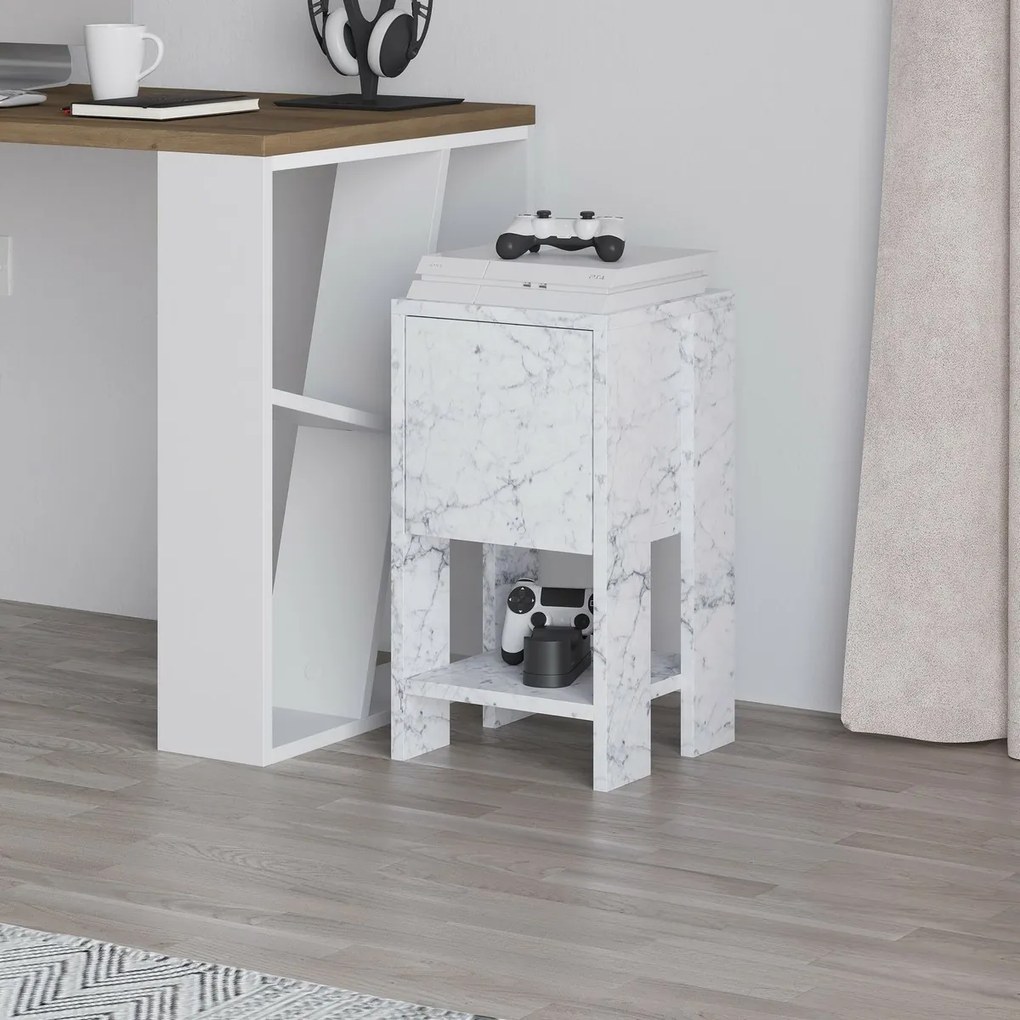 Szafka nocna Ema Carrara Marble
