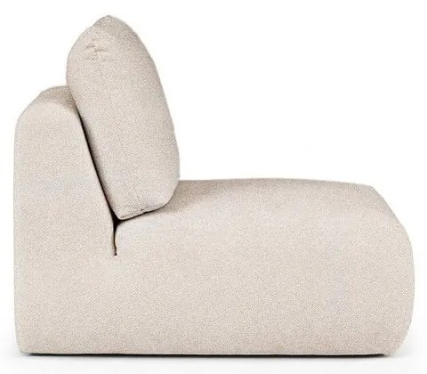 Kremowy fotel z materiału bouclé Mirel – Rodier