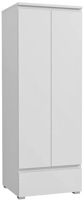 6 elementowy zestaw białych mebli z biurkiem do pokoju młodzieżowego P7-F57