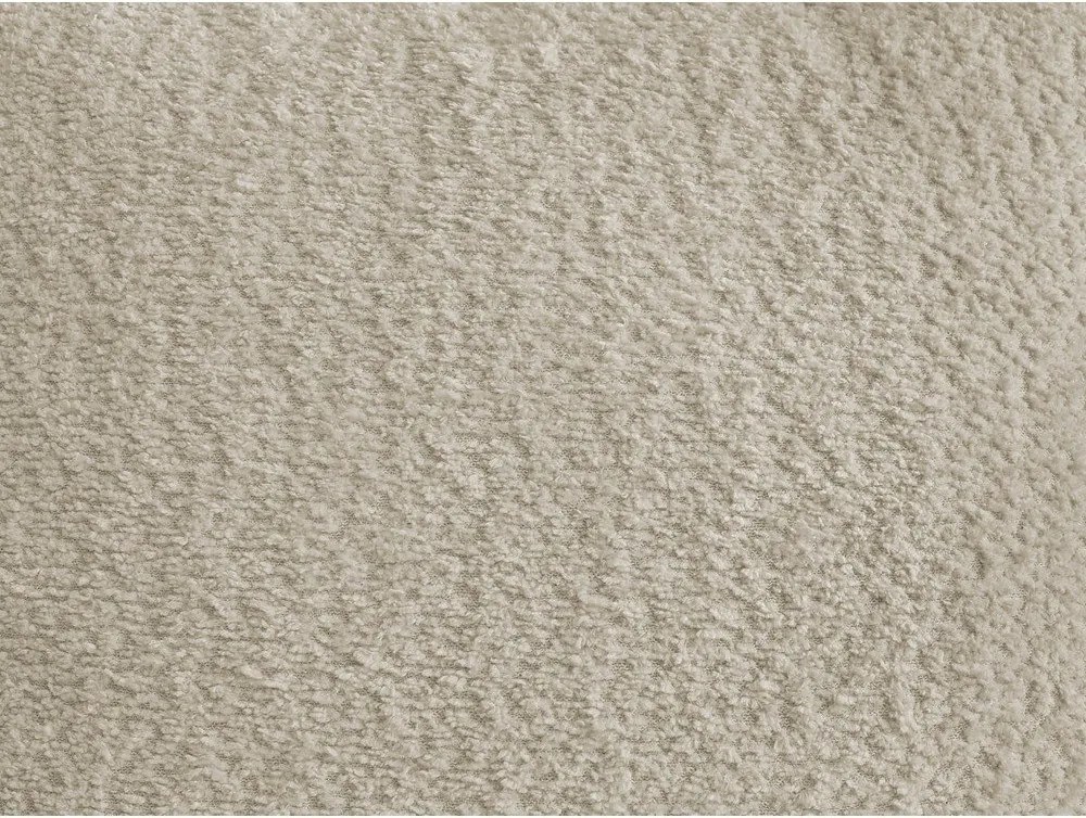 Beżowy narożnik z materiału bouclé (prawostronny/z szezlongiem) Azra – Bobochic Paris